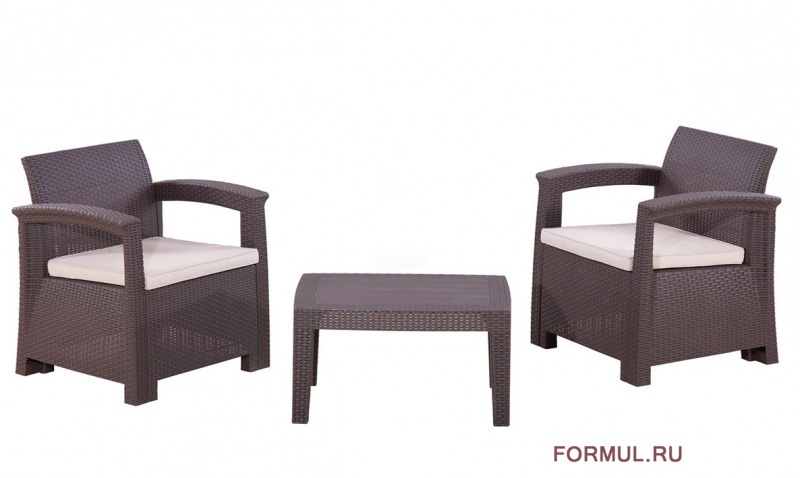 Комплект мебели для сада Gardeck Rattan Comfort 3